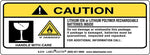 Labelmaster® Lithium Ion Batteries Inside Marking, Paper, 5 1/2" x 2", 2" x 5.5", 500/Roll (IL210)