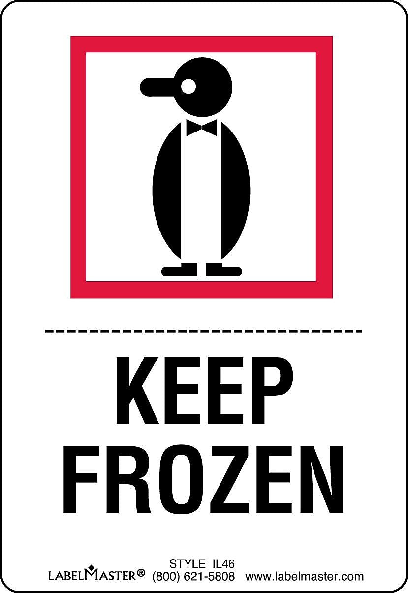 Labelmaster® Keep Frozen Label, Paper, 2 3/4" x 4", 500/Roll (IL46)