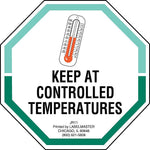 Labelmaster® Keep At Controlled Temperatures Label, Paper, 3" x 3", 3" x 3", 500/Roll (JR11)