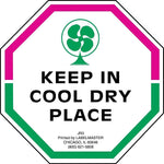 Labelmaster® Keep In Cool Dry Place Label, Paper, 3" x 3", 3" x 3", 500/Roll (JR3)