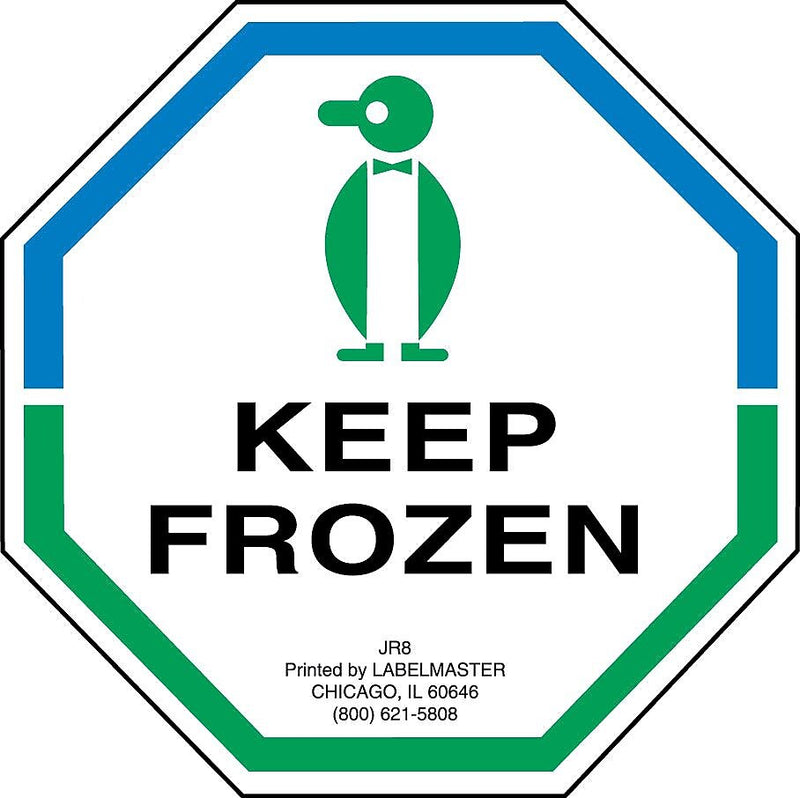 Labelmaster® Keep Frozen Label, Paper, 3" x 3", 3" x 3", 500/Roll (JR8)