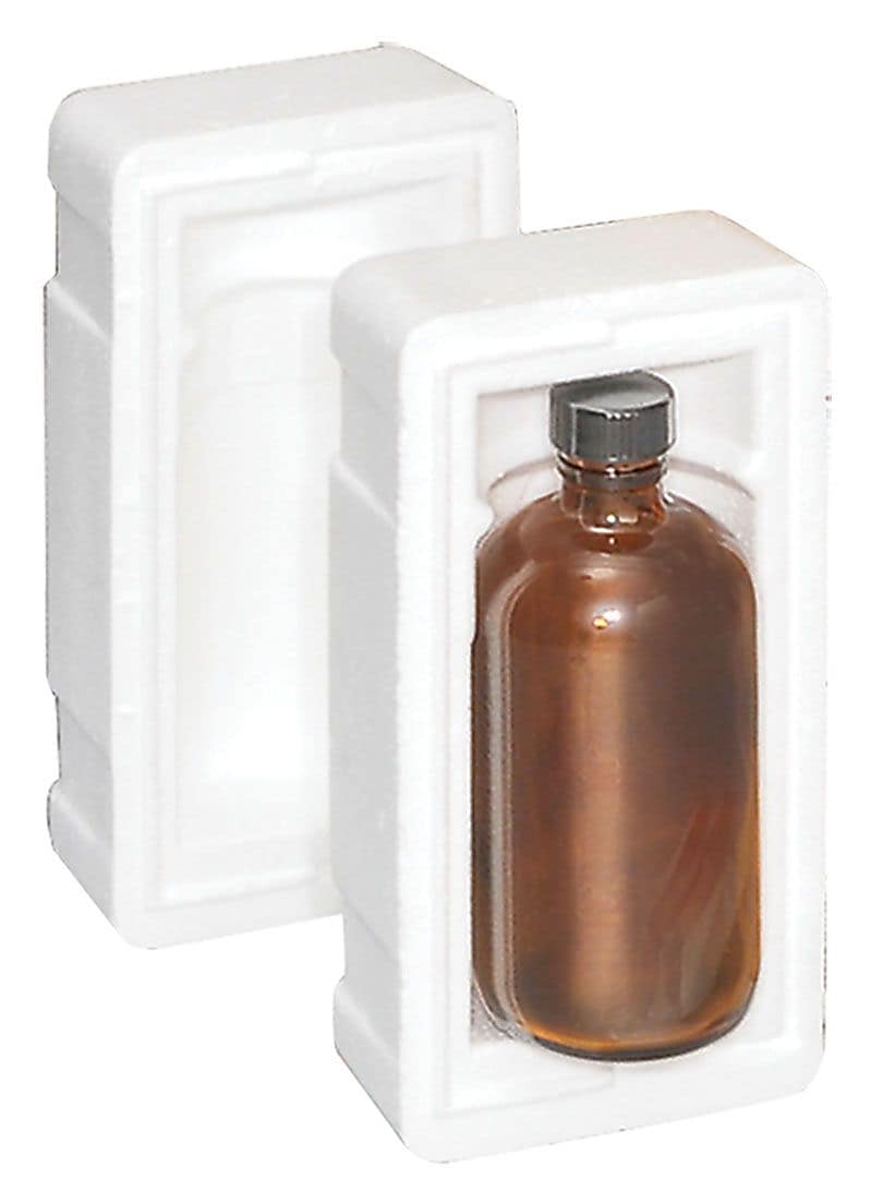 Labelmaster® EPS Foam for 32-oz. Glass Bottles, Coffin Style (KF32S)