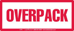 Labelmaster® Overpack Label, Standard, 2.5" x 6", 50/Pack (L370S)