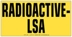 Labelmaster® Radioactive-LSA Label, Paper 10" x 5", 100/Pack (L80)
