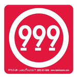 Labelmaster® Expedited Handling Marking, 999, Paper, 2" x 2", 500/Roll (L88)