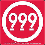 Labelmaster® Expedited Handling Marking, 999, Paper, 4" x 4", 500/Roll (L92)