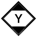 Labelmaster® Limited Quantity Label, "Y", 100mm x 100mm, Paper, 100mm x 100mm, 500/Roll (LQL5)