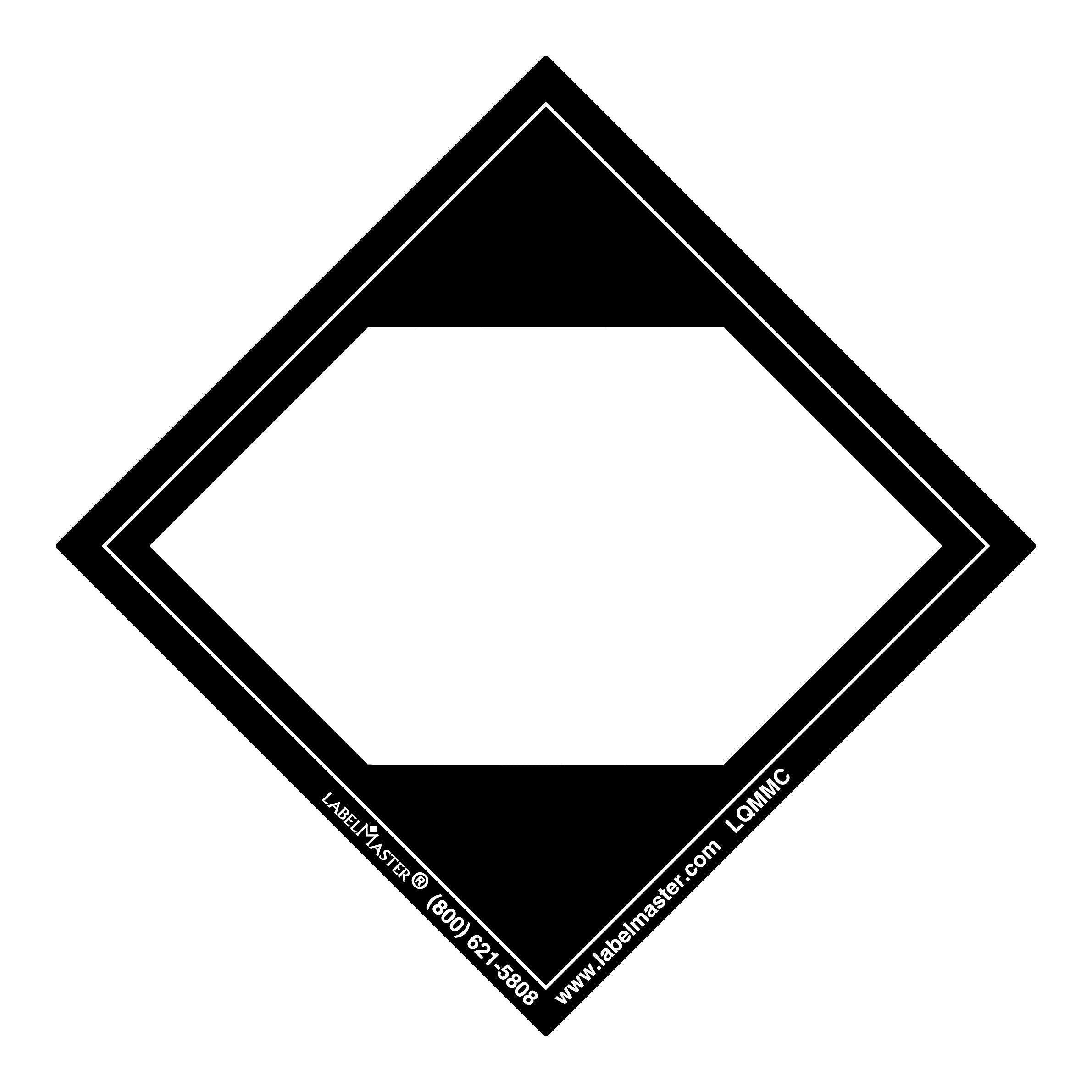 Labelmaster® Limited Quantity Label, Blank, Paper, 50mm x 50mm, 100/Roll (LQMMC)