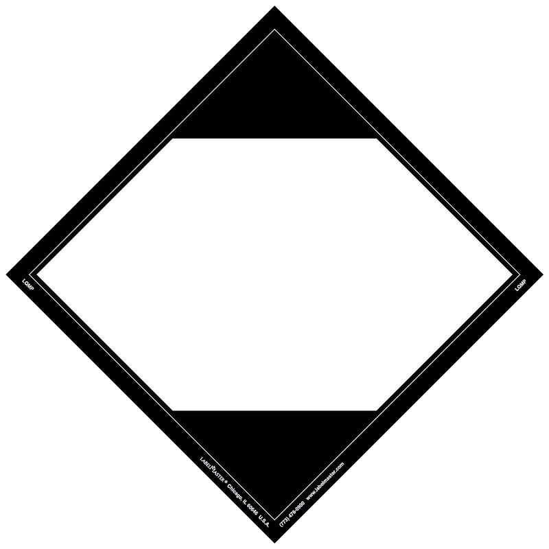 Labelmaster® Limited Quantity Marking, Permanent Vinyl, 273mm x 273mm, 25/Pack (LQMP)
