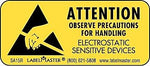 Labelmaster® Attention Observe Precautions For Handling Label Paper 2" x 7/8", 0.875" x 2", 500/Roll (SA15R)