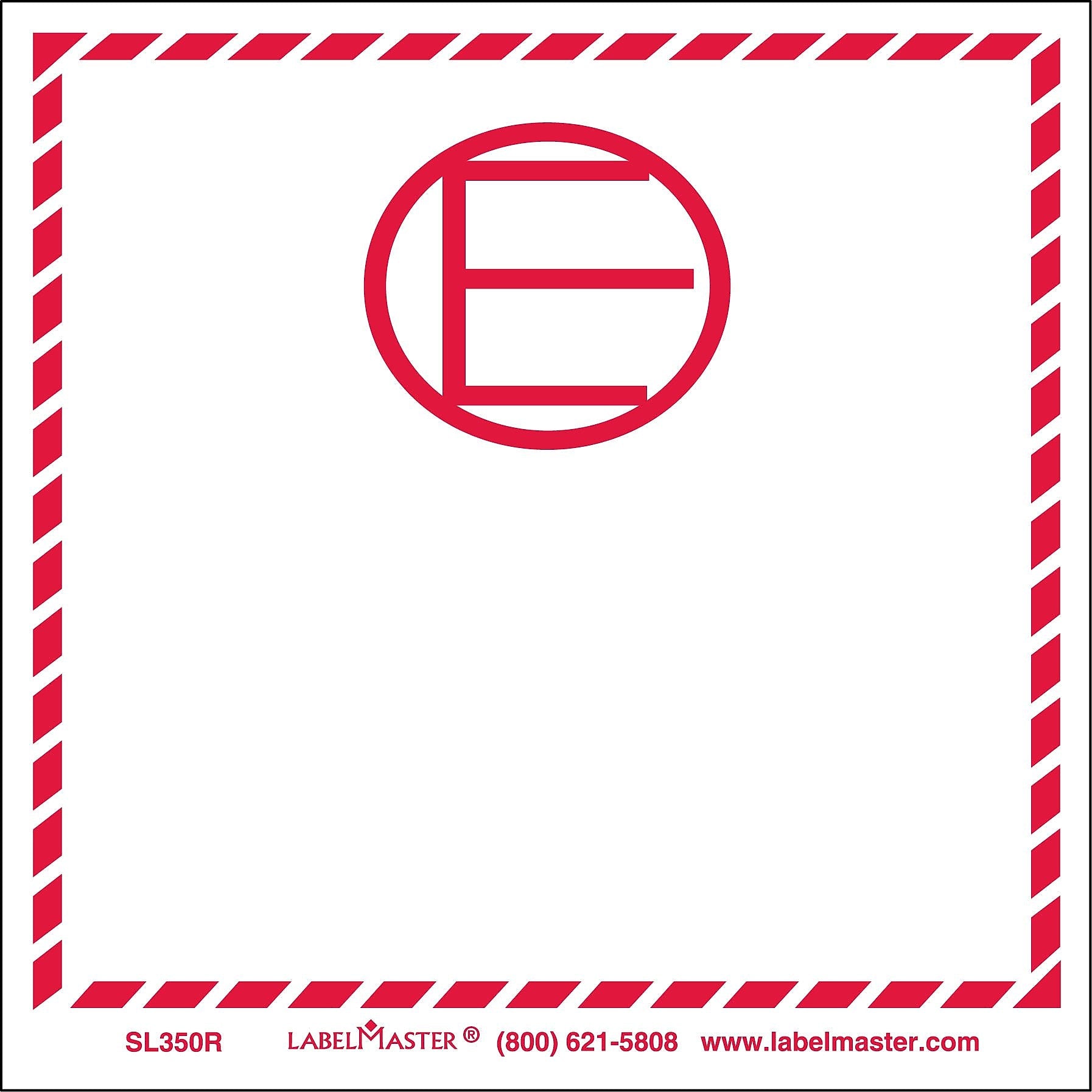 Labelmaster® Dangerous Goods in Excepted Quantities Label, PVC-Free Film, 4.125" x 4.125", 500/Roll (SL350R)