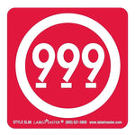 Labelmaster® Expedited Handling Marking, 999, Vinyl, 2" x 2", 2" x 2", 500/Roll (SL88)