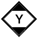 Labelmaster® Limited Quantity Label, "Y", 100mm x 100mm, PVCF, 100mm x 100mm, 500/Roll (SLQL5)