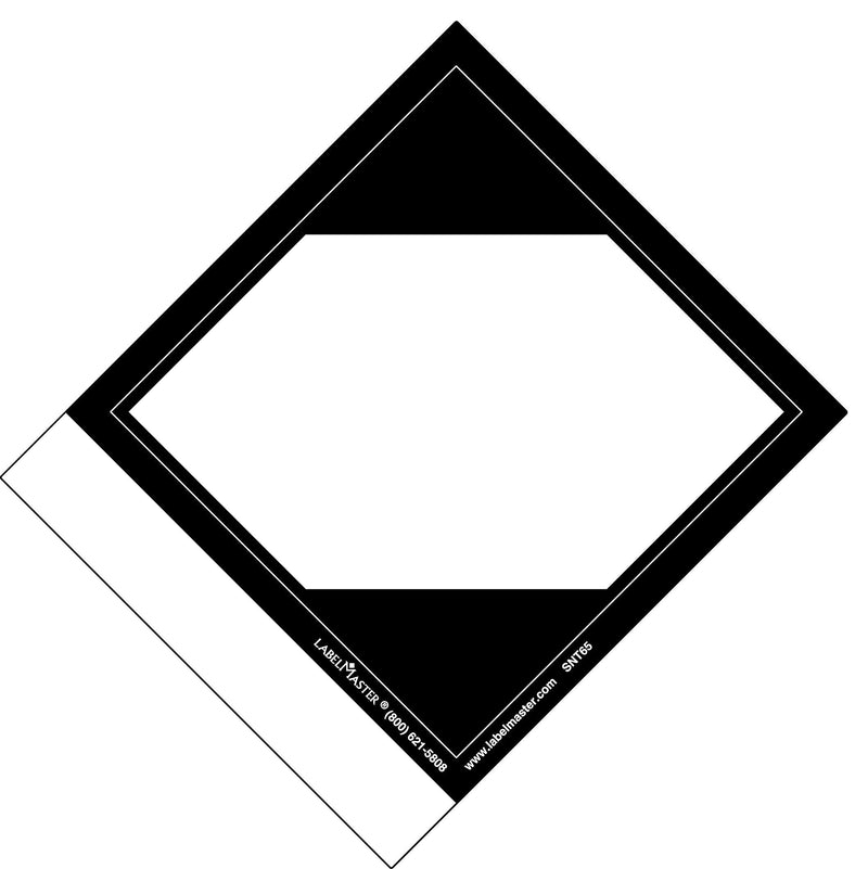 Labelmaster® Limited Quantity Label, Blank, Paper, Blank Standard Tab, 120mm x 100mm, 500/Roll (SNT65)