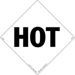 Labelmaster® Hot Marking, 273mm x 273mm, Permanent Vinyl, 273mm x 273mm, 25/Pack (VPP-HOT)