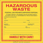 Labelmaster® Standard Waste Label, Thermal PVC-Free Film, 6" x 6", 100/Roll (WMT8)