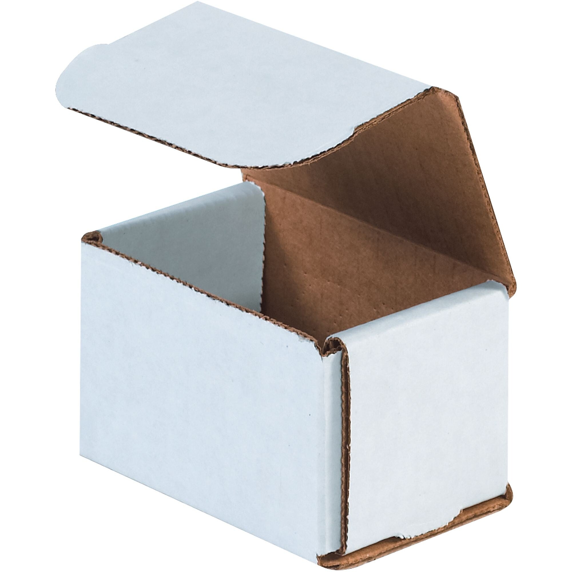 Corrugated Mailers, 3" x 2" x 2", White, 50/Bundle (M322)