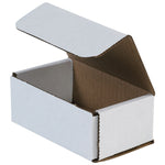SI Products Corrugated Mailers, 5" x 3" x 2", White, 50/Bundle