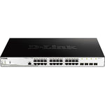 D-Link 28-Port Gigabit Ethernet Managed Switch, 10/100/1000 Mbps (DGS-1210-28MP)
