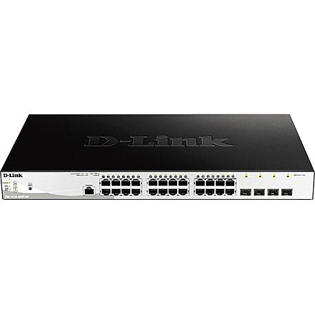 D-Link 28-Port Gigabit Ethernet Managed Switch, 10/100/1000 Mbps (DGS-1210-28MP)