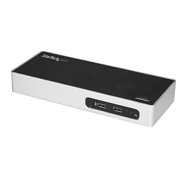 StarTech® USB 3.0 Dual Monitor Docking Station, USB to HDMI/VGA/DVI (DK30ADD)
