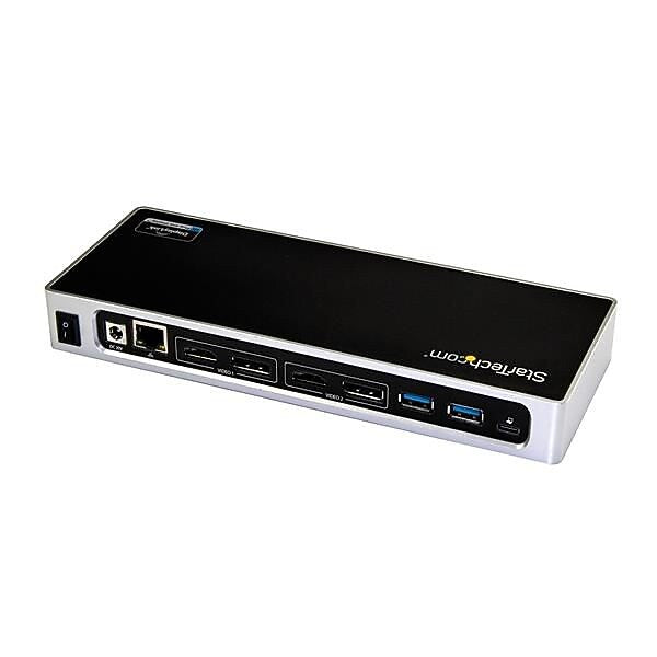 StarTech® USB 3.0 Laptop Docking Station, USB-C to Dual HDMI/DisplayPort, 6 USB Ports (DK30A2DH)