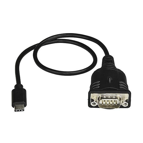 StarTech USB C to Serial Adapter, with COM Port Retention, USB C to DB9 Cable or RS232 Cable (ICUSB232PROC)