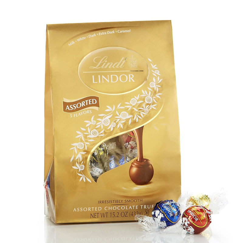 Lindt Lindor Truffle Assorted Chocolate Truffles, 15.2 oz. (301-01027)