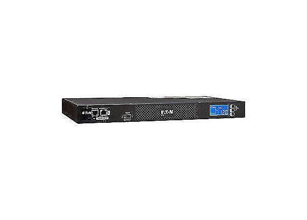 Eaton Single-Phase 120 V Transfer Switches Power Distribution Unit, 10-Outlet, 1U Rack Mount, Black (EATS115)