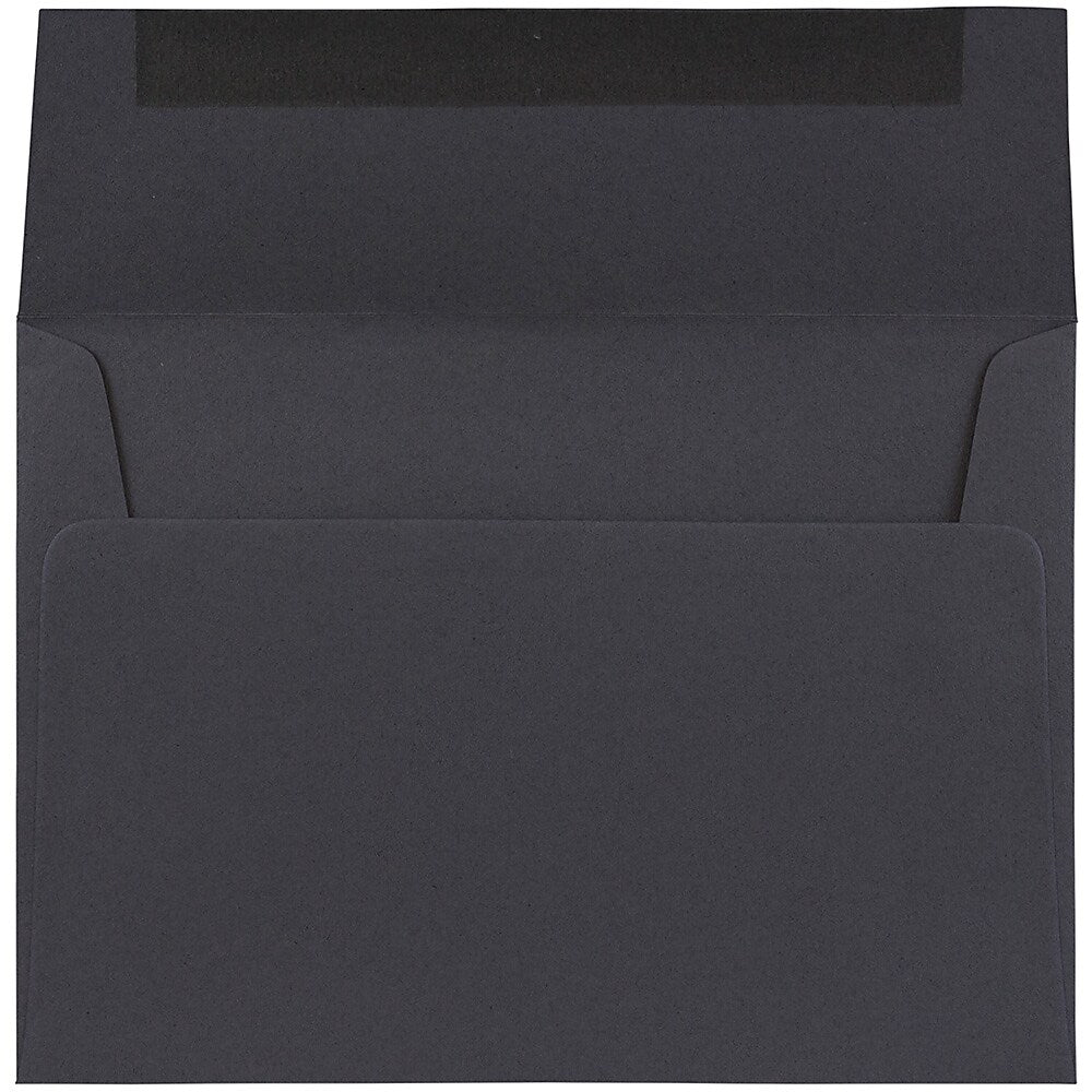 JAM Paper A7 Invitation Envelopes, 5.25 x 7.25, Dark Grey, 25/Pack (36396434)