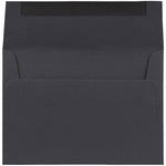 JAM Paper A7 Invitation Envelopes, 5.25 x 7.25, Dark Grey, 25/Pack (36396434)