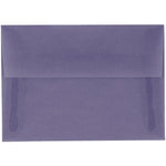 JAM Paper 4Bar A1 Translucent Vellum Invitation Envelopes, 3.625 x 5.125, Wisteria Purple, 25/Pack (1591610)