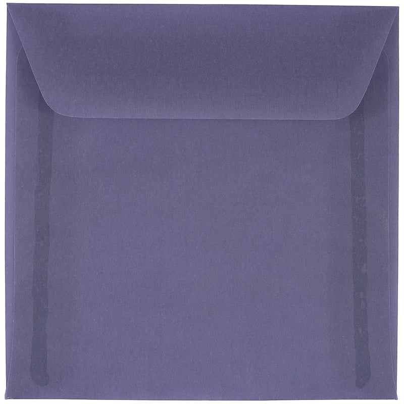 JAM Paper 6 x 6 Square Translucent Vellum Invitation Envelopes, Wisteria Purple, 25/Pack (PACV514)