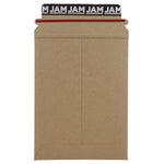 JAM Paper® Stay-Flat Photo Mailer Stiff Envelopes with Self-Adhesive Closure, 6 x 8, Brown Kraft, Sold Individually (8866640)