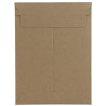 JAM Paper® Stay-Flat Photo Mailer Stiff Envelopes with Self-Adhesive Closure, 6 x 8, Brown Kraft, Sold Individually (8866640)