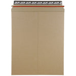 JAM Paper® Stay-Flat Photo Mailer Envelopes, 11 x 13.5, Brown Kraft, Self-Adhesive Closure, Sold Individually (8866644)