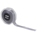 JAM Paper Double Faced Satin Ribbon, Silver (807SASI25)