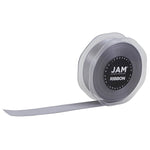 JAM Paper Double Faced Satin Ribbon, Silver (807SASI25)