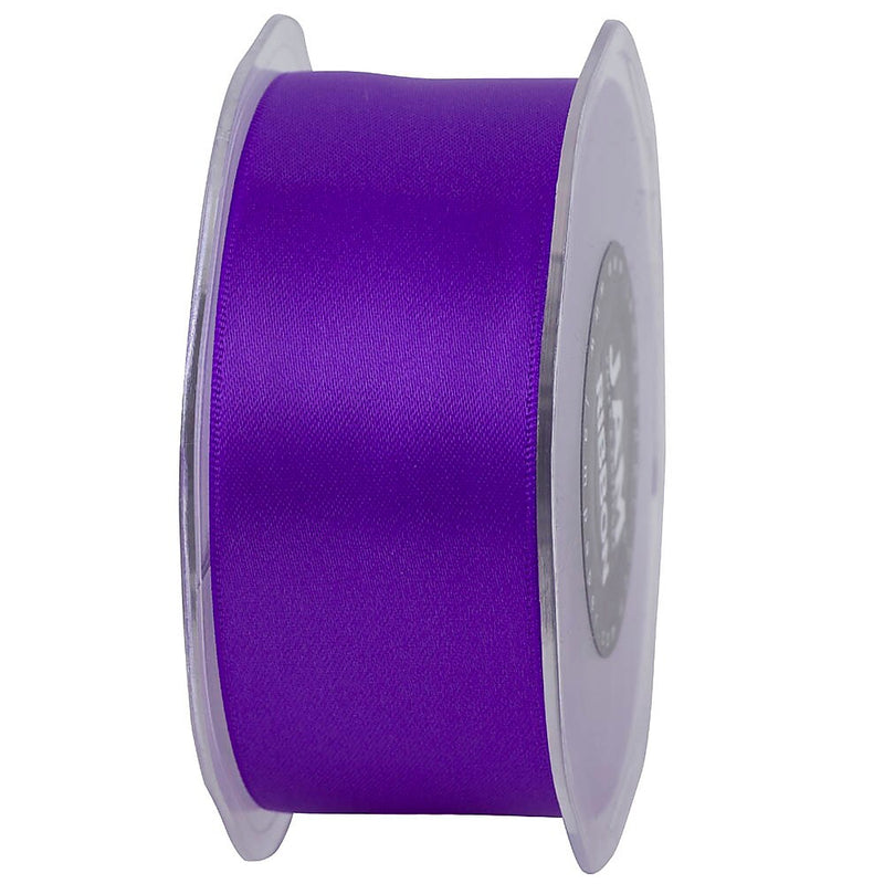 JAM Paper Double Faced Satin Ribbon, Purple (808SAPU25)