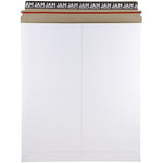 JAM Paper® Stay-Flat Photo Mailer Stiff Envelopes with Self-Adhesive Closure, 12.75 x 15, White, Sold Individually (4PSW)