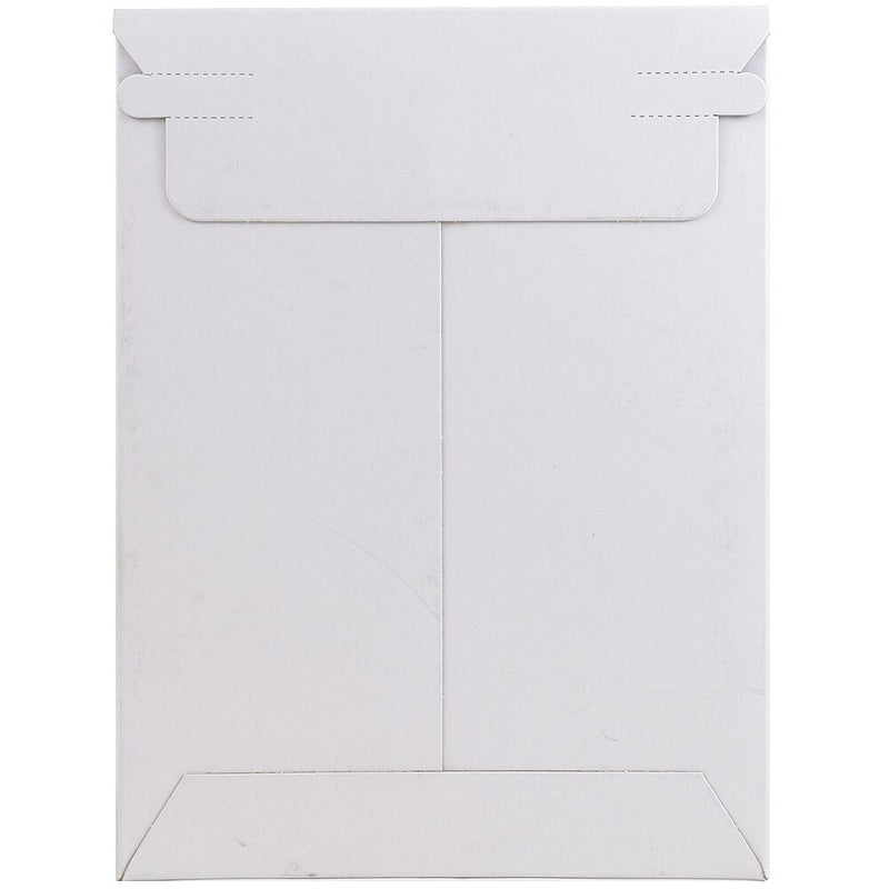 JAM Paper® Stay-Flat Photo Mailer Stiff Envelopes with Self-Adhesive Closure, 6 x 8, White, Sold Individually (1PSW)