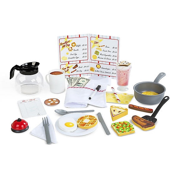 Melissa & Doug Star Diner Restaurant Play Set, 6/Pack (5188)