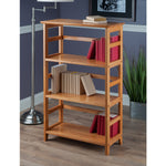 Winsome Solid/Composite Wood 3-Tier Studio Bookshelf, Honey (99342)