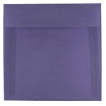JAM Paper 6.5 x 6.5 Square Translucent Vellum Invitation Envelopes, Wisteria Purple, 25/Pack (1592113)