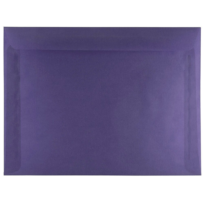 JAM Paper 9 x 12 Booklet Translucent Vellum Envelopes, Wisteria Purple, 25/Pack (1592177)