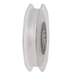 JAM Paper Double Faced Satin Ribbon, White (803SAWH25)