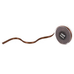 JAM Paper Double Faced Satin Ribbon, Chocolate Brown (803SACHB25)