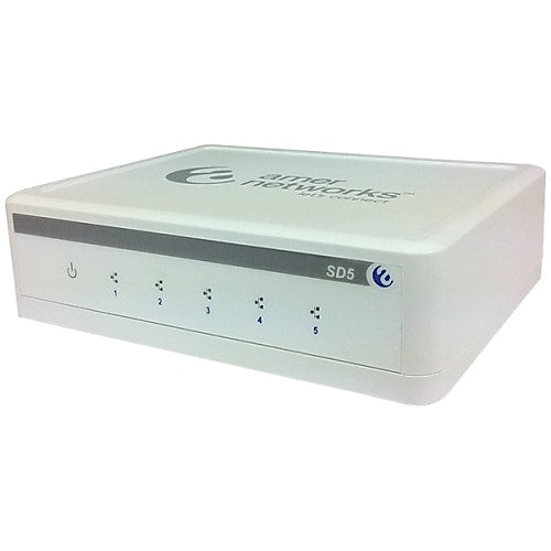 Amer 5-Port Ethernet Unmanaged Switch, White (SD5)
