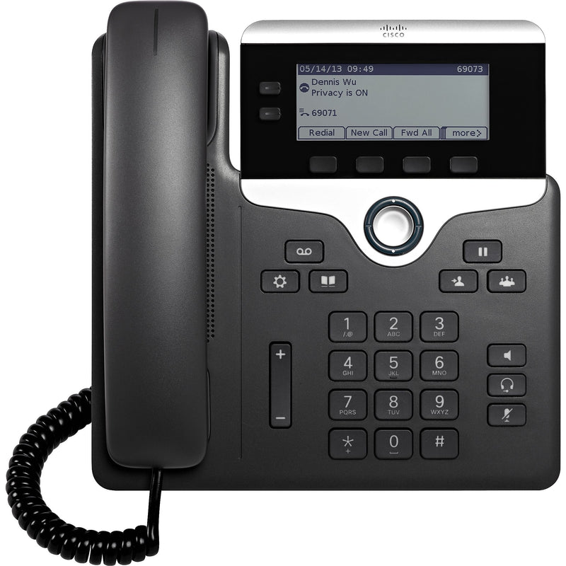 Cisco 7800 VOIP Phone, Black (CP-7821-3PCC-K9=)