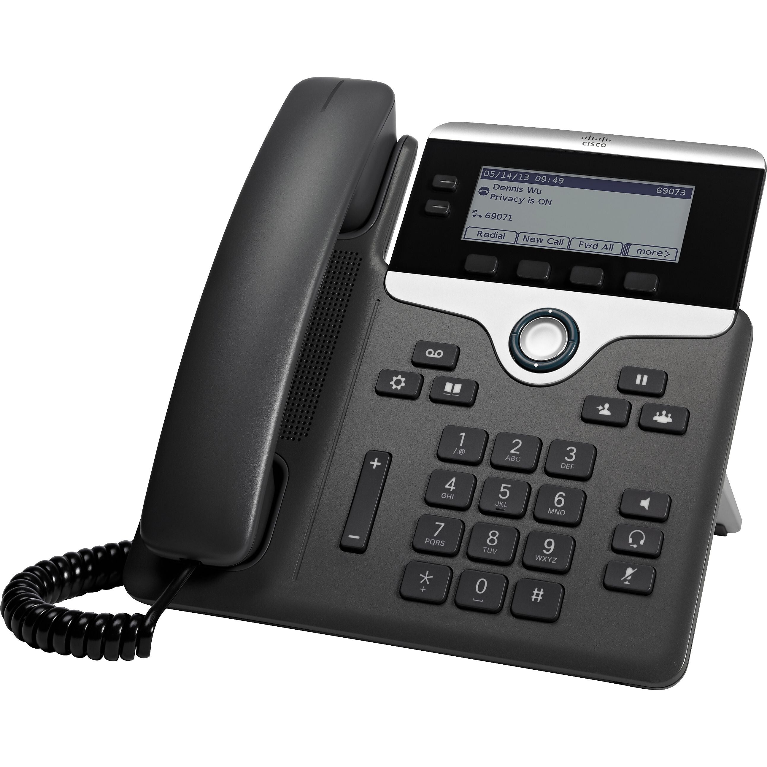 Cisco 7800 VOIP Phone, Black (CP-7821-3PCC-K9=)